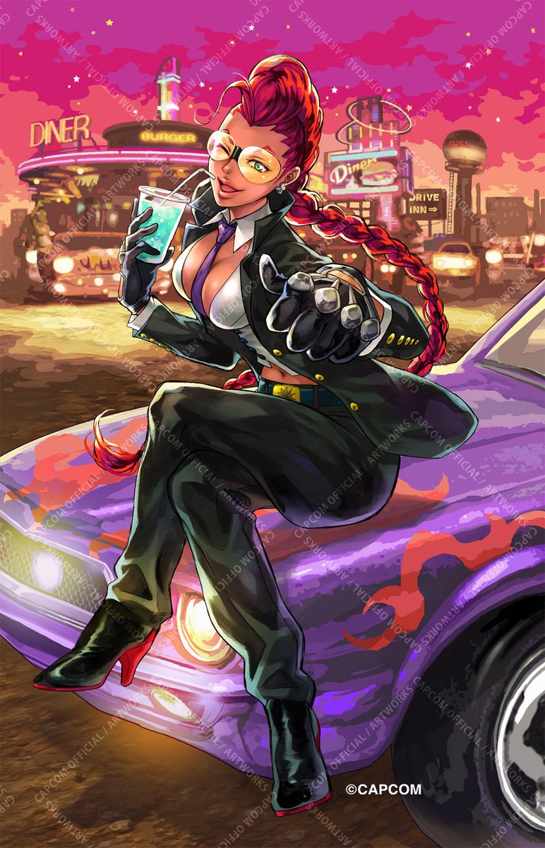CAPCOM_AWT's tweet image. 本日の一枚。
#カプコンアートワーク #CAPCOM #ARTWORK #ストリートファイター #ヴァイパー生誕祭 #SF6