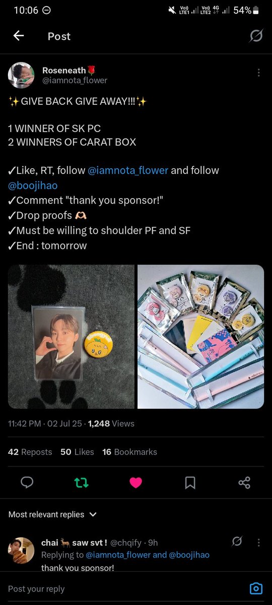 1njil_jun's tweet photo. @iamnota_flower @boojihao THANK YOU SPONSOR https://t.co/b0bfKiYHWJ