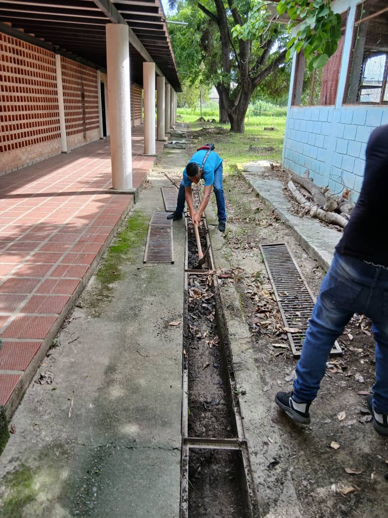 UCarabobo's tweet photo. UCNA mitigando impacto de lluvias: Limpieza clave en canales y drenajes de auditorios.
¡Gracias al equipo por proteger nuestra infraestructura!
#UCNA #Mantenimiento #UC https://t.co/8KgRzWPXny