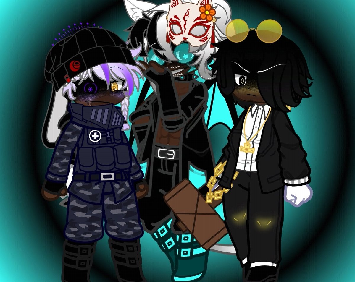 Aaannnddddd as of right now

the main 3! Kickass-
(they're all looking down at you perverts)

#gachalunified