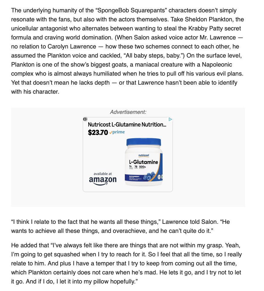 The LLMs colloquially deemed "AI" are like Plankton:

"1% evil, 99% hot gas"

I explained why for <a href="/democracyatwrk/">Democracy At Work</a>.

democracyatwork.substack.com/p/the-ai-con-b…

PS: I also interviewed Plankton once for <a href="/Salon/">Salon</a>.
