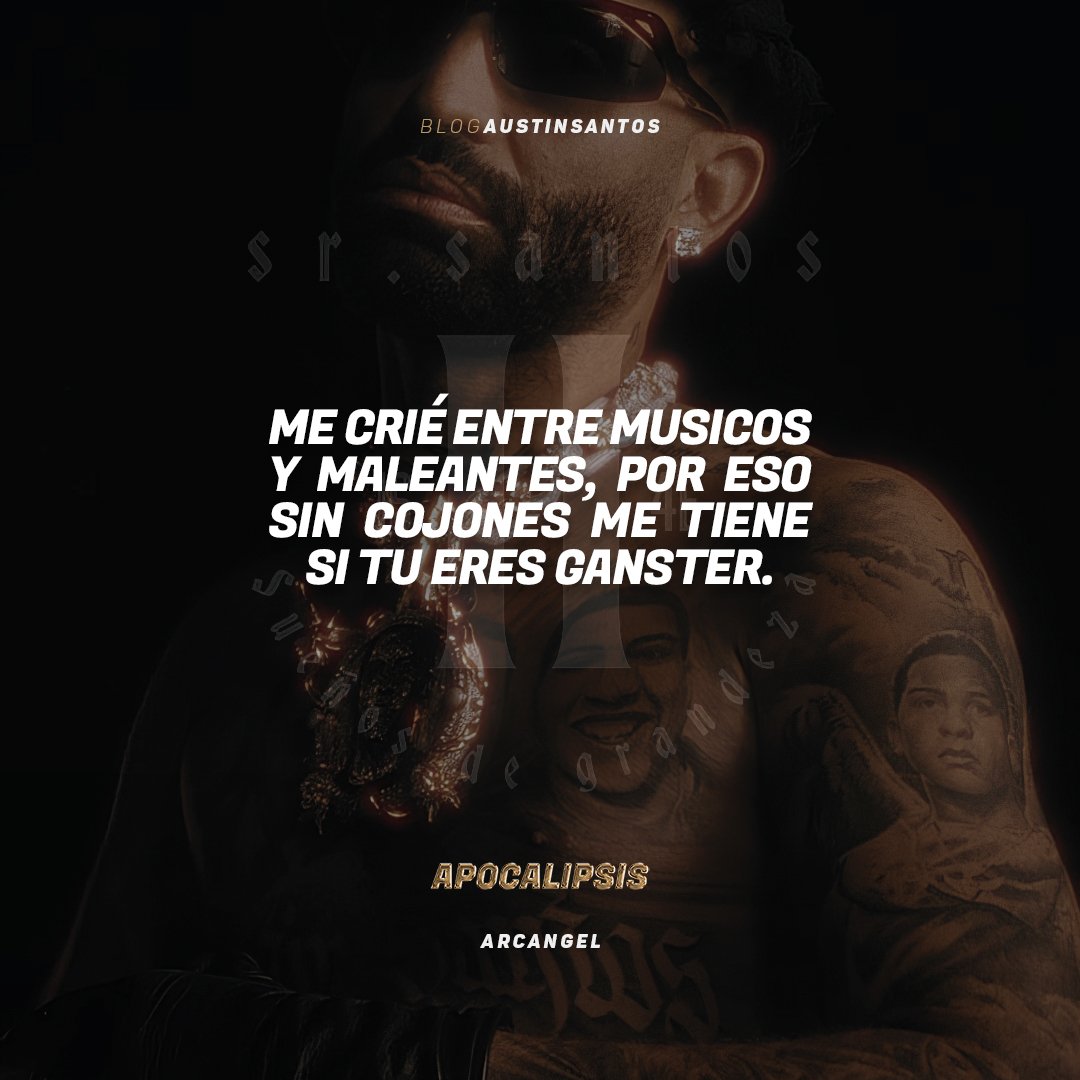 Blgaustinsantos's tweet image. ✏️🔥 #Arcangel - #Apocalipsis | #Letra #SrSantosll #SueñosDeGrandeza 📀 : tiktok.com/@blogaustinsan…