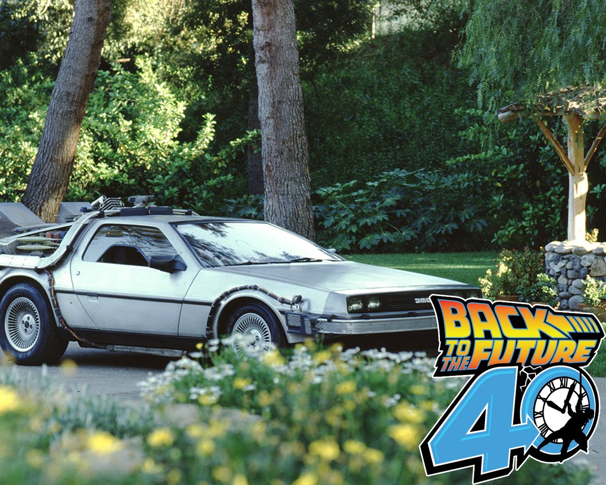 The DeLorean DMC-12 Time Machine #BacktotheFuture40 #BTTF40 BacktotheFuture.com