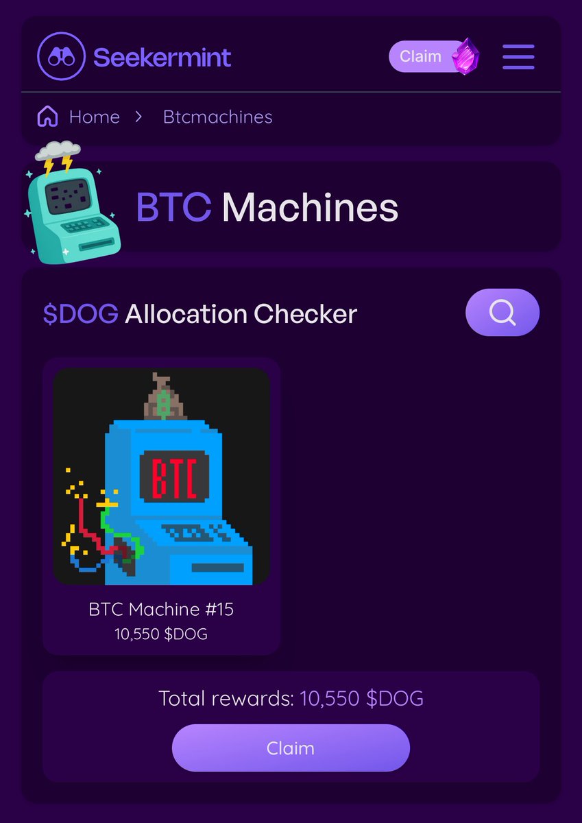 kryptohawk (@kryptohawk17) on Twitter photo Does your Ordinal collect $DOG daily?
<a href="/btcordinal/">BTC MACHINE - Bitcoin Reserve Engine</a> does and something something about a $BTC reserve 👀 Does your Ordinal collect $DOG daily?
<a href="/btcordinal/">BTC MACHINE - Bitcoin Reserve Engine</a> does and something something about a $BTC reserve 👀