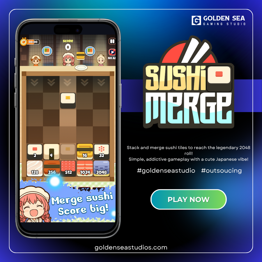 goldenseaglobal's tweet photo. 🍣 Sushi Merge – Merge sushi, reach 2048!
Cute, addicting, and built to scale.
No ads. Big fun. Ready for Web3.Ask 
#goldenseastudio #itsolution #ai #blockchain #outsoucing #gamedev #mobilegame #mergegame #2048game #puzzlegame #web3gaming https://t.co/IaP87APM9X