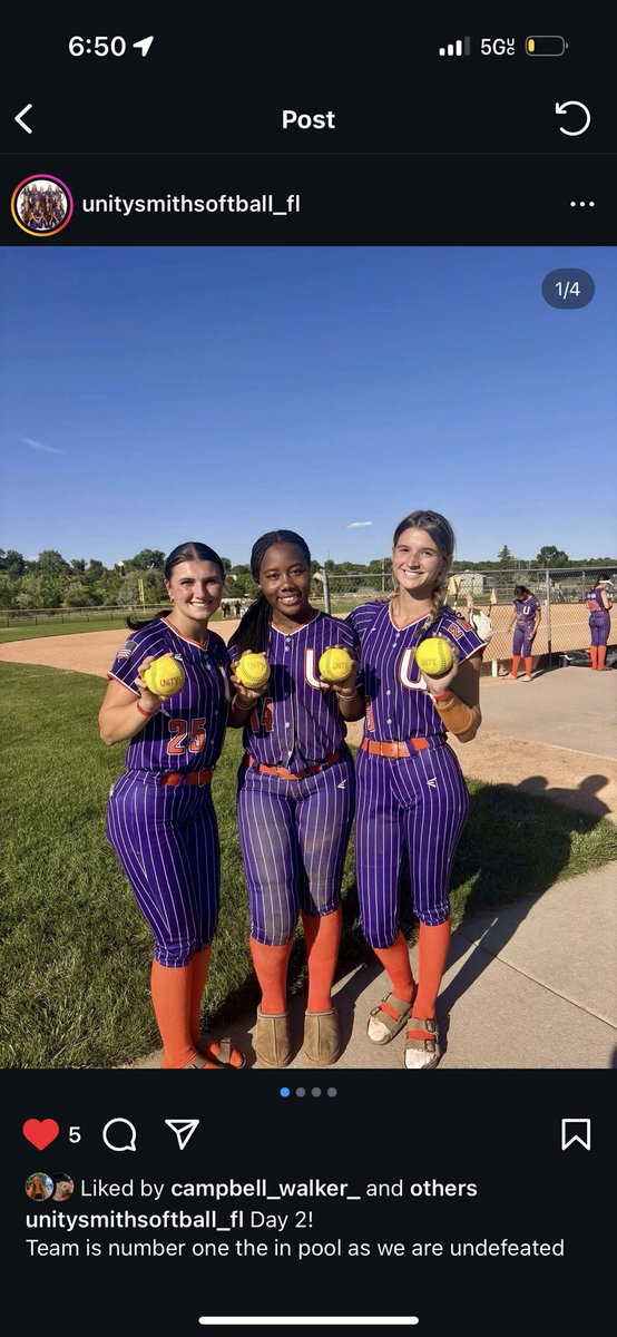 morganb9_8's tweet image. After 2 days of pool play we went 4-0 in the sparkler!! I went 7-13 with 7 RBI&apos;s and 3 home runs. 🙌🙌 l&apos;m excited to start bracket play and work even harder! LETS GO!! #UNITYSoftball @unitysmithfl @triplecrownspts @CULionsSoftball