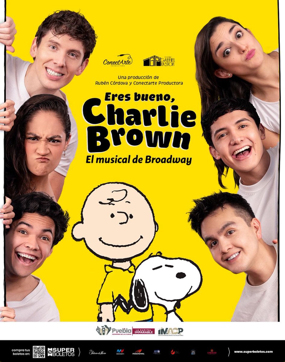 ElAquelarre_'s tweet photo. La “Eres Bueno Charlie Brown” de Puebla cambia de elenco (a excepción de @esvanlemus ) y nos presenta a su nuevo cast, entre ellos Alain Peñaloza, @bobbymendozar y @lu_huacuja. Estrena el 30 de julio. https://t.co/LYrZmUoHPz