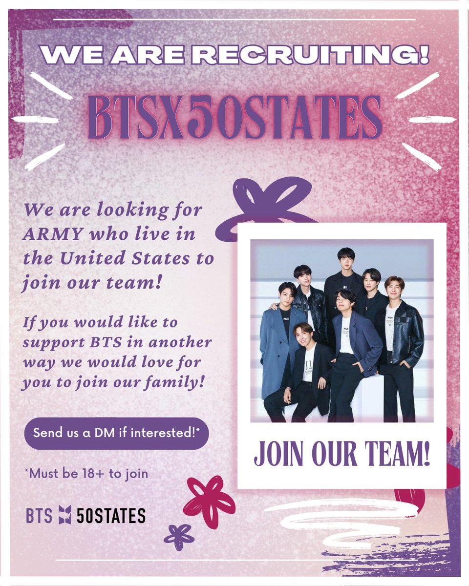 BTSx50States's tweet image. #BTSisBack!! Join our team to support and celebrate #BTS! ๐
#volunteer #join #btsarmy