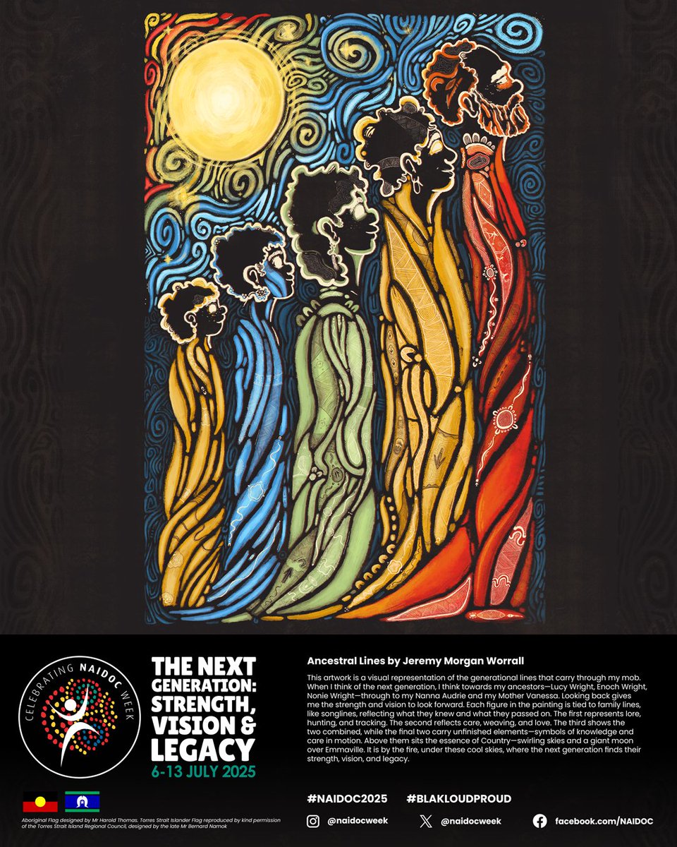 NAIDOC Week is almost here 🎉🎉 From 6 - 13 July, we will celebrate the history, culture and achievements of Aboriginal and Torres Strait Islander peoples.

Visit the link for more info and ways to get involved during the term break: bit.ly/44xPPZW
#NAIDOCWeek