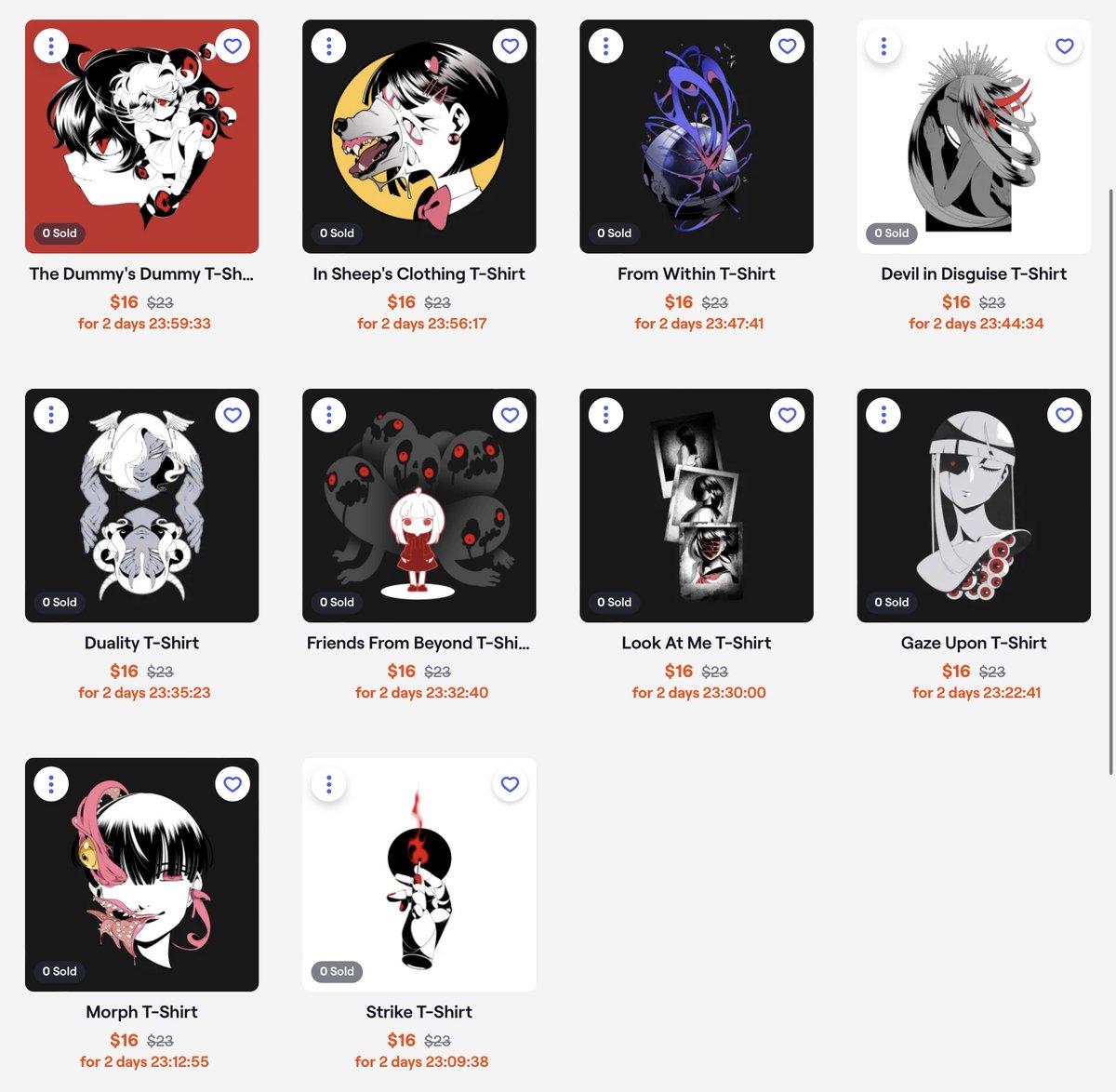 Hey! Do you wears clothes on your body? Do you drink beverages from a cup? Do you like The Dummy's Dummy? Do you like creepy ghosts, scary girls, and weird body horror? Check out my new TEEPUBLIC SHOP, then! For the GRAND OPENING, everything is 30% off! teepublic.com/user/mochamura…