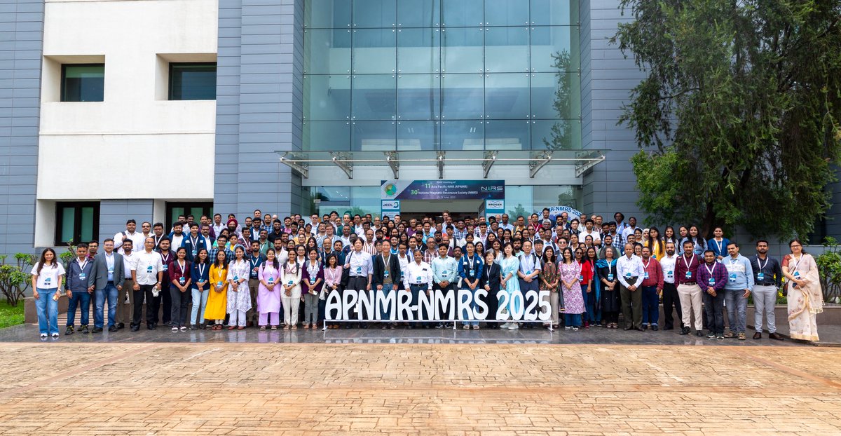 jeetchem's tweet photo. including @ANRFIndia @DBTIndia @bruker @JEOL_Japan @thermofisher @BioRadLifeSci #AnnaidaTechnologies #Stelar #Transzend @silantes #Cryogen @RoySocChem @IISERPune. (2/n) https://t.co/ooLqtjpnkf