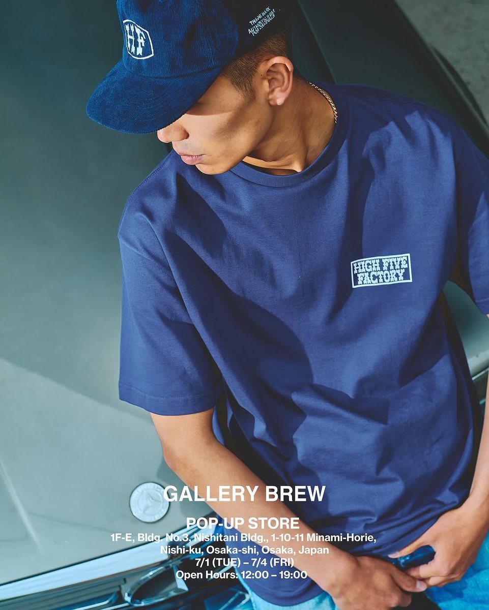 ◤ #HIGHFIVEFACTORY ◢ #山下健二郎 POP UP STORE @ Gallery brew by