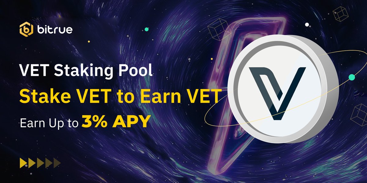 📢 Earn BIG with #Bitrue’s NEW $VET Staking Pool! <a href="/vechainofficial/">VeChain</a>

💰 Stake $VET to earn up to a massive 3% APY in $VET!

👉 Stake Now: bitrue.com/staking?cn=399…
🌟 New Users: bitrue.com/rewards?cn=399…