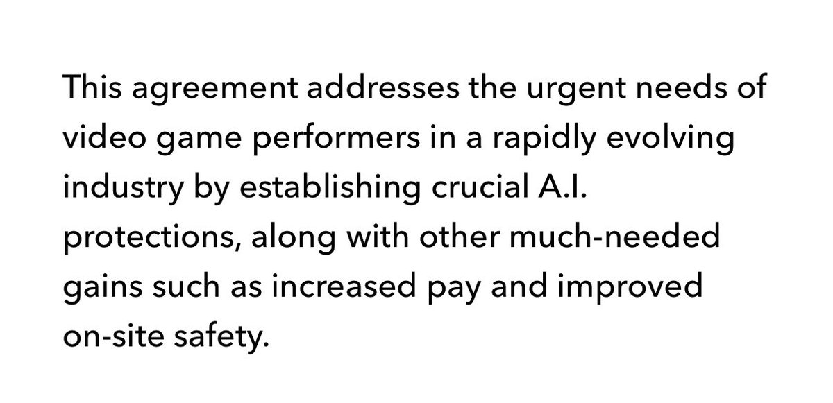 I think it’s important right now to remember that Steve Downes and Jen Taylor are represented by SAG-AFTRA, which has protections for AI use.