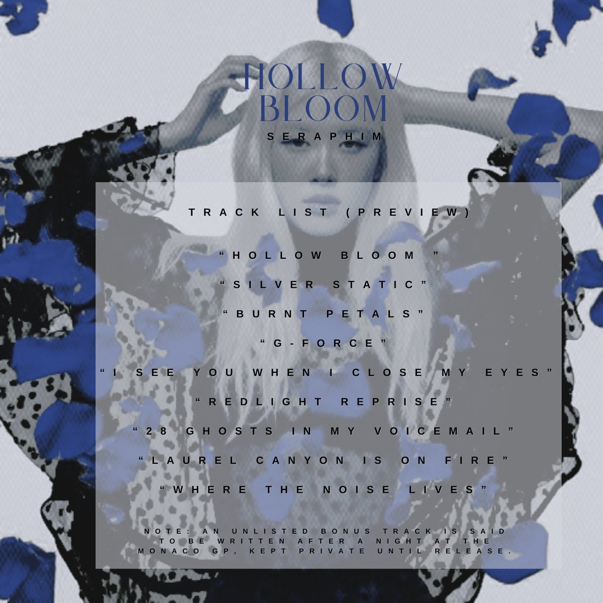 📢 Official Press Release

LYSARA ROGARE, also known as  𝑺𝒆𝒓𝒂𝒑𝒉𝒊𝒎, Announces New Album "Hollow Bloom" — Out JULY 6, 2025 

Grammy-winning artist returns with her third album, with a global tour launching SEPTEMBER 2025.