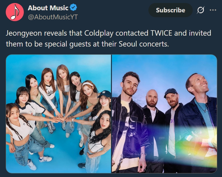 uppercasehyo's tweet photo. Before anyone screams “JYPE pAyOla” 

KDH producers personally asked TWICE to sing the OST, calling them the perfect group to represent the movie. Megan wanted them on the Mamushi remix because they’re Japan’s #1, and Coldplay personally invited TWICE as special guests https://t.co/BNaj5Sqg0T