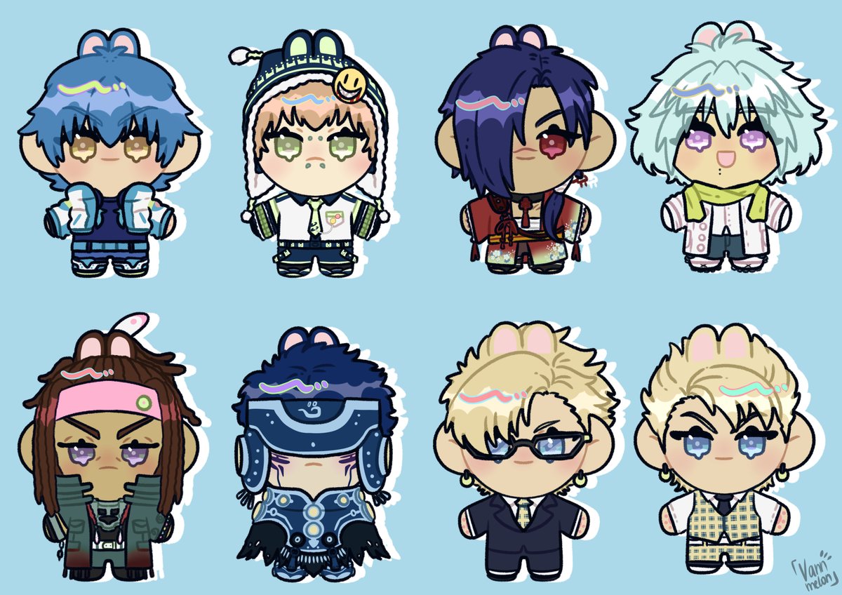 vannmelonpng's tweet photo. I finally got into #DMMd #DRAMAticalmurder #chibi https://t.co/O4KstsfObi
