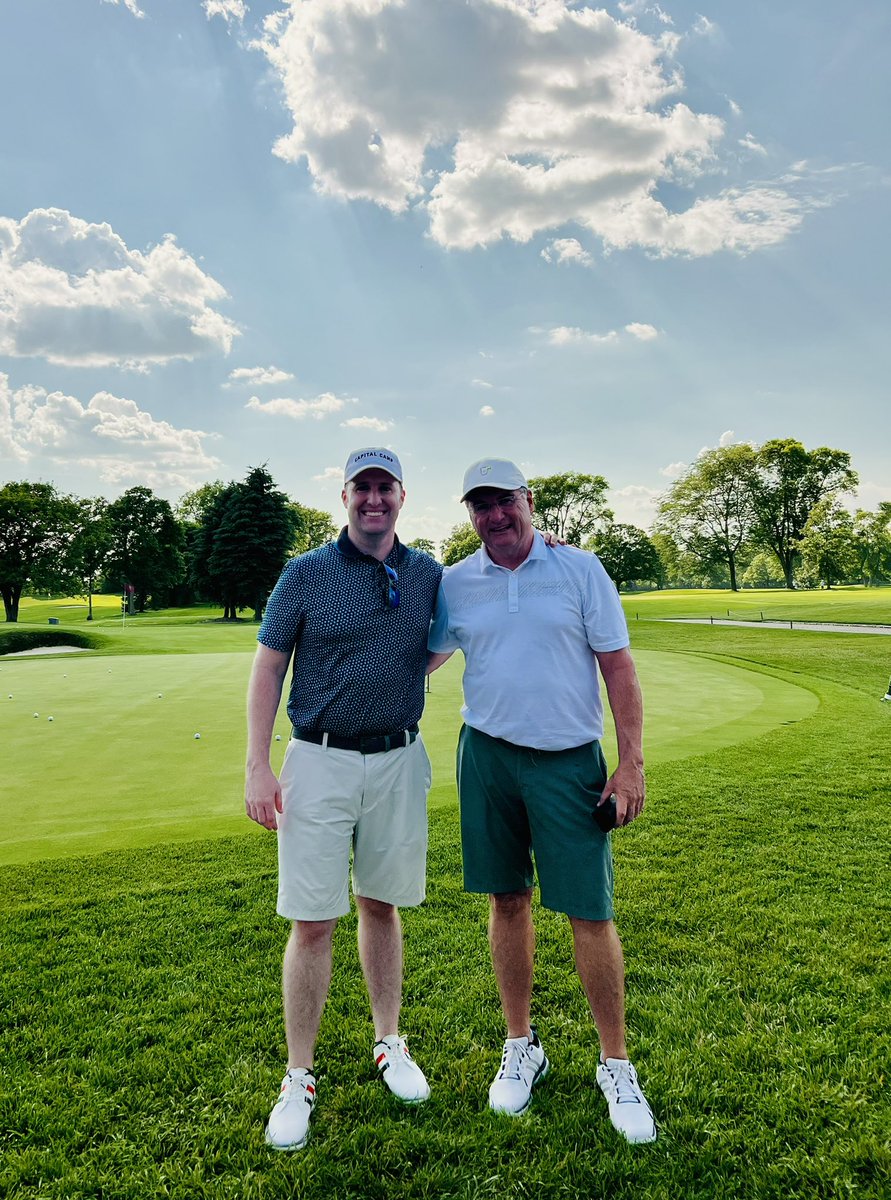 Played my first round of golf today ☝🏼⛳️

Pressure was low - was just me and my dad, didn’t keep score.

Some embarrassing shots, but hit some missiles too.

I still suck, but I had an absolute blast. Will be back out soon!