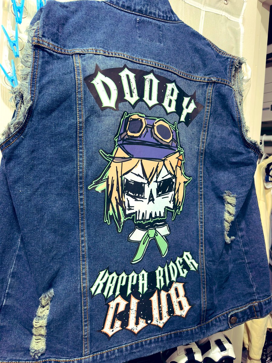 HBurgerKun's tweet image. Since I couldn’t score an early Dooby happi, I put together my own fit for Virtual Vacation. See ya folks there! 

#doobart