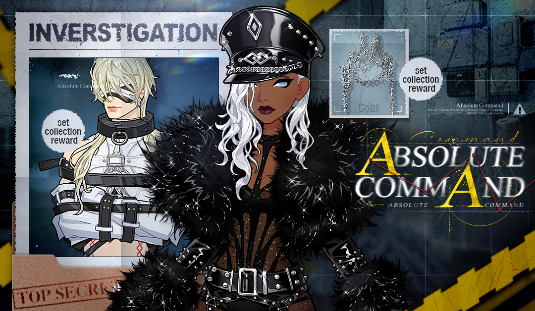 ⛓️【Limited Shop】- Absolute Command 🚨
 
Hey Stylists!  

The command is issued — no need to repeat.
Absolute rules allow no defiance,and every move stays under control.

⏰Event Duration: 07/06 - 07/17   00:00 (UTC-8) 
#SuitU