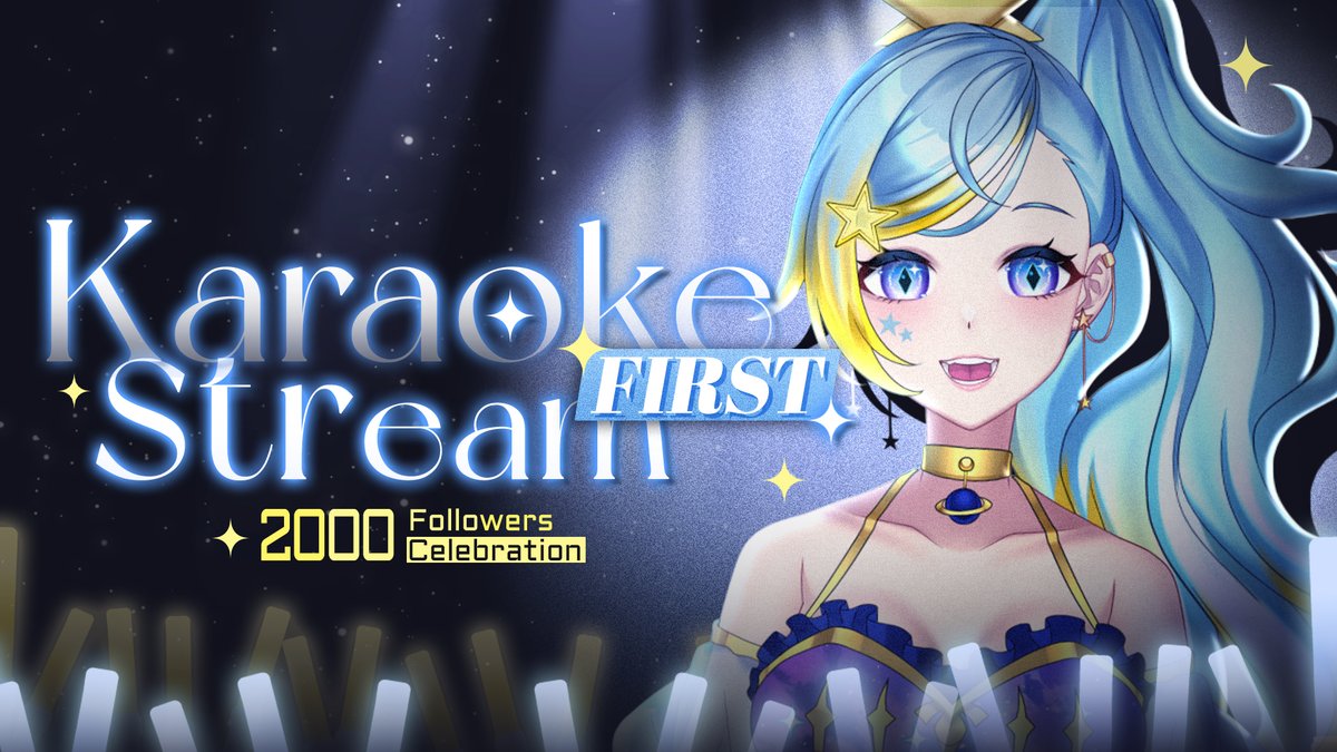 StarnieVT's tweet photo. I can’t believe it! Now we have 2000+ Starnites in the galaxy! To celebrate, I will be having my first Karaoke Stream on Friday, 4th of July 7PM AEST. The VOD will be unlisted so...you don't want to miss it!

☆ 7PM AEST ☆ 5AM EST ☆

https://t.co/bHG0XAEJv4 https://t.co/pm5efVxQBx