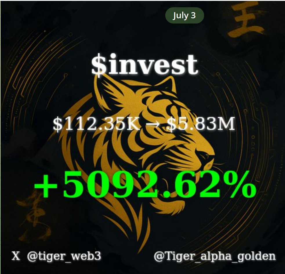 tiger_web3's tweet image. 一觉起来，刮刀又立大功了。
谁能告诉我 $invest 是个什么叙事啊