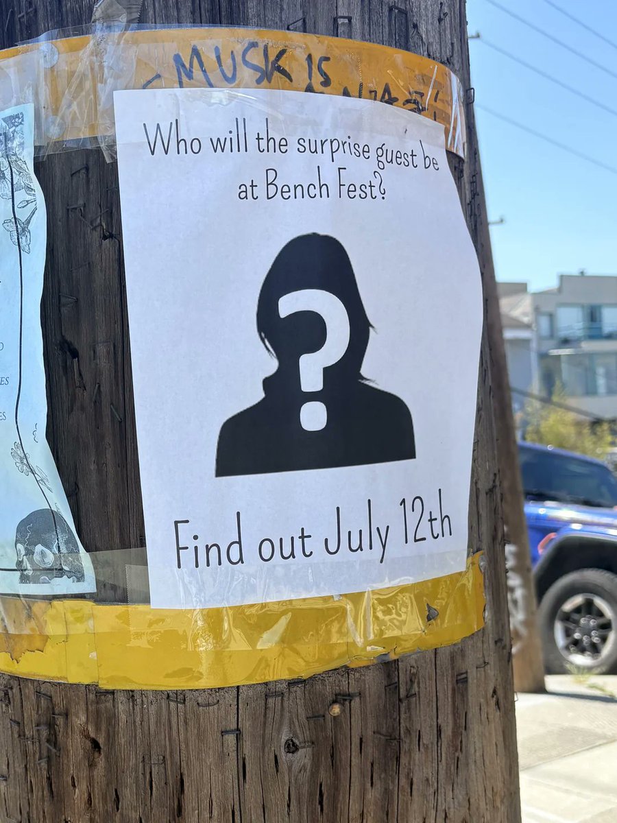 SF's flyering game is incredible right now. There's 1000s of flyers around the city that are completely unrelated and all completely sincere