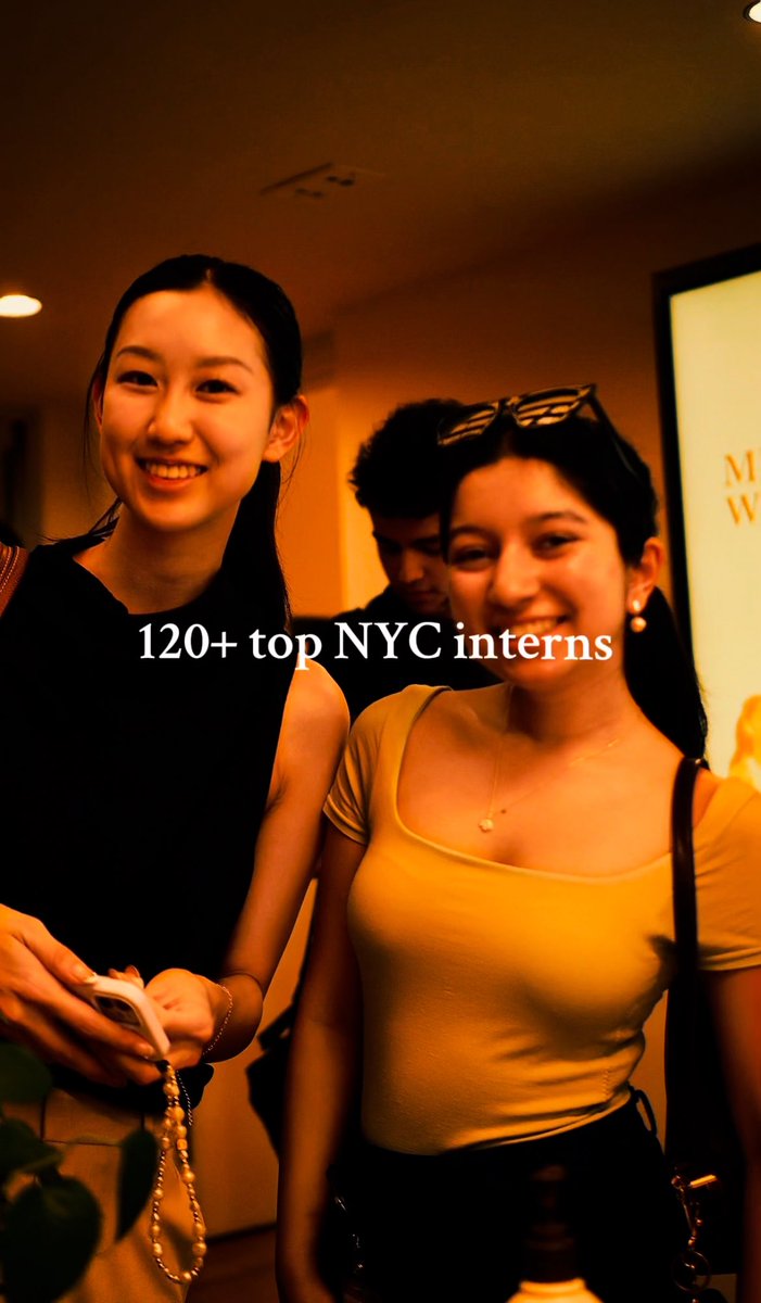 We are BACK with 2nd intern event by popular demand.

lu.ma/fl4jqd8c