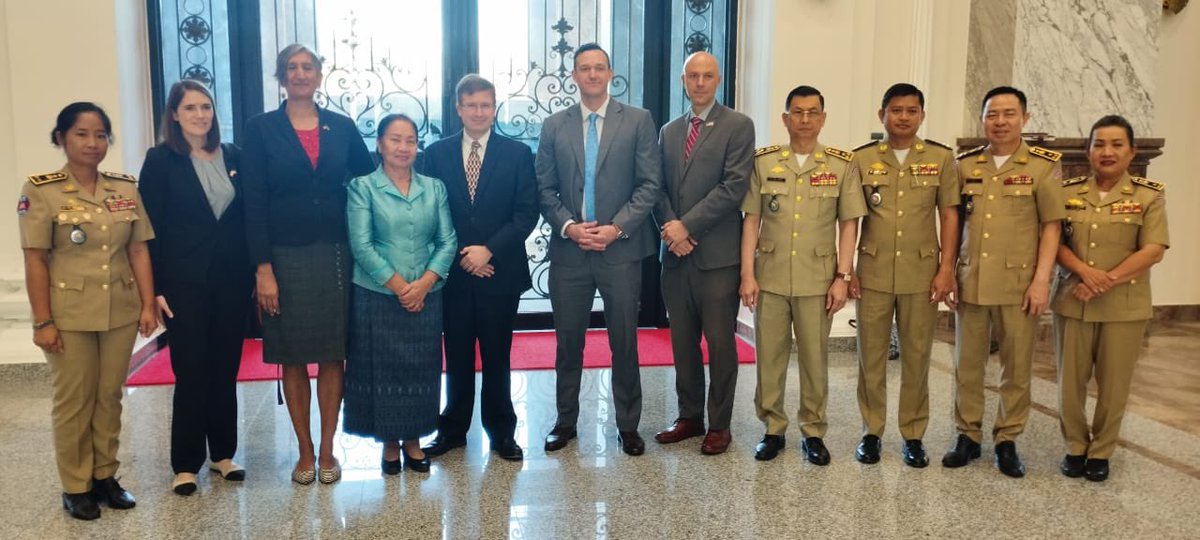 On June 30, a U.S. Embassy team had a productive and frank discussion with H.E. Chou Bun Eng, Permanent Vice Chairperson of the National Committee to Counter Trafficking, and a team of senior law enforcement officials about ways to continue to cooperate and share information to