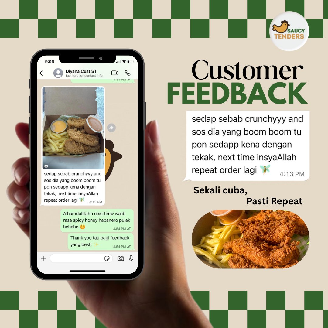 lifenotintome's tweet photo. Hai Warga Sepang!✨

Ada yang Craving Chicken Tender?
Minggu ni Kita ada free Slot untuk Sabtu &amp; Ahad 📝

Untuk Preorder dan Detail Price boleh tekan link di bawah ⤵️
https://t.co/96VALc1Gzp

Do follow
Tiktok : @saucytenders
Instagram : @saucytenderss https://t.co/5VyViYKAqe