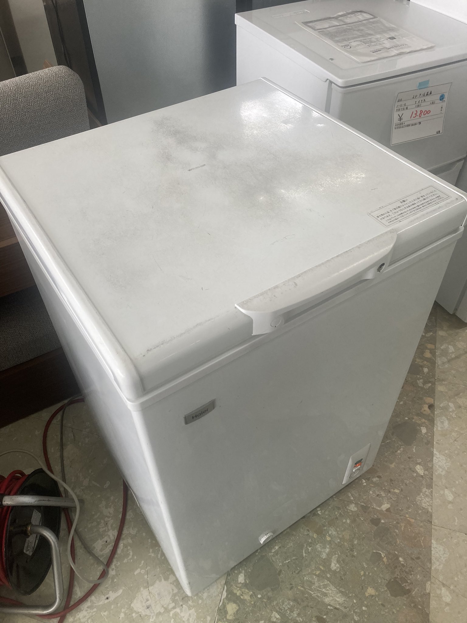 中古Haier 冷凍庫 JF-NU10B 2012年製 冷凍ストッカー 中古Haier 冷凍庫 JF-NU10B 2012年製 冷凍ストッカー（2025年