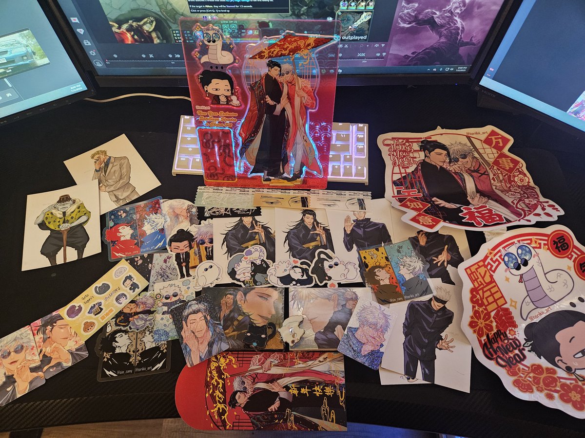 i gasped 😭😭 came right on my birthday too im so happy 🩷🩷

thank you <a href="/Torikii_art/">🩵💛Yii/图里基💛🩵</a> !!