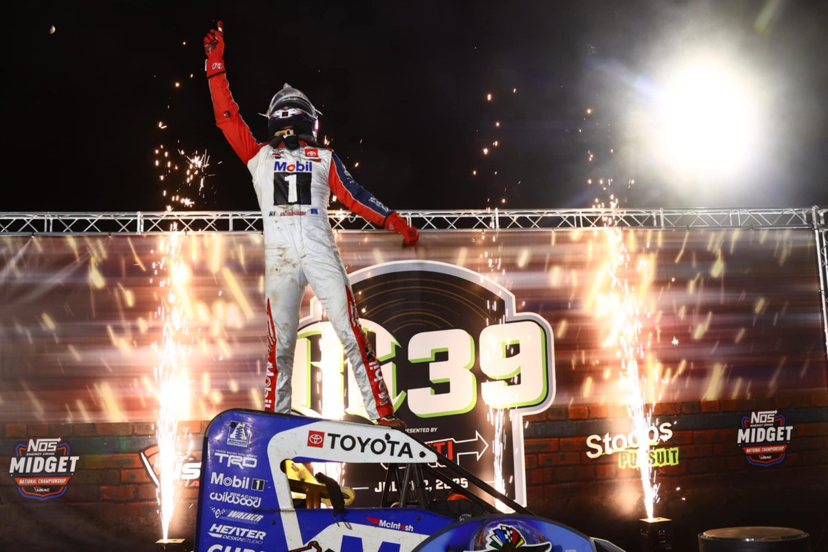 USAC Racing (@usacnation) on Twitter photo The first ever repeat #BC39 winner! 🏆🏆
That's <a href="/Cannon_mac08/">Cannon McIntosh</a>!
The Oklahoman leads the final two laps to pocket a cool $20,039 payday at <a href="/IMS/">Indianapolis Motor Speedway</a>. The first ever repeat #BC39 winner! 🏆🏆
That's <a href="/Cannon_mac08/">Cannon McIntosh</a>!
The Oklahoman leads the final two laps to pocket a cool $20,039 payday at <a href="/IMS/">Indianapolis Motor Speedway</a>.