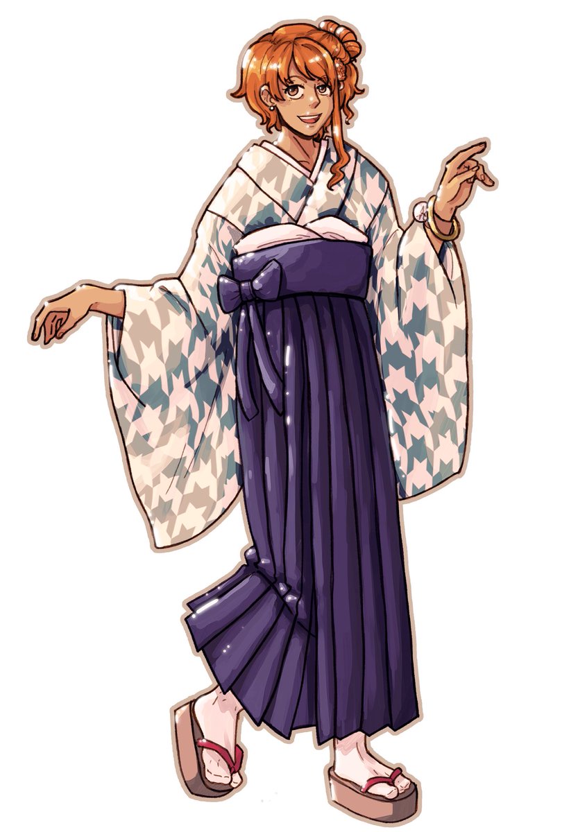 Happy birthday Nami!!!
One of the namis I drew for the <a href="/namiartcollab/">Nami Art Collab</a>