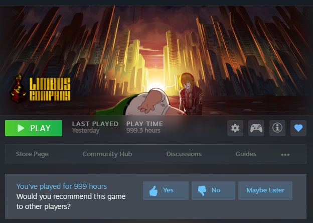 shrinesmaiden's tweet image. im nearing 1k hours in this damn game