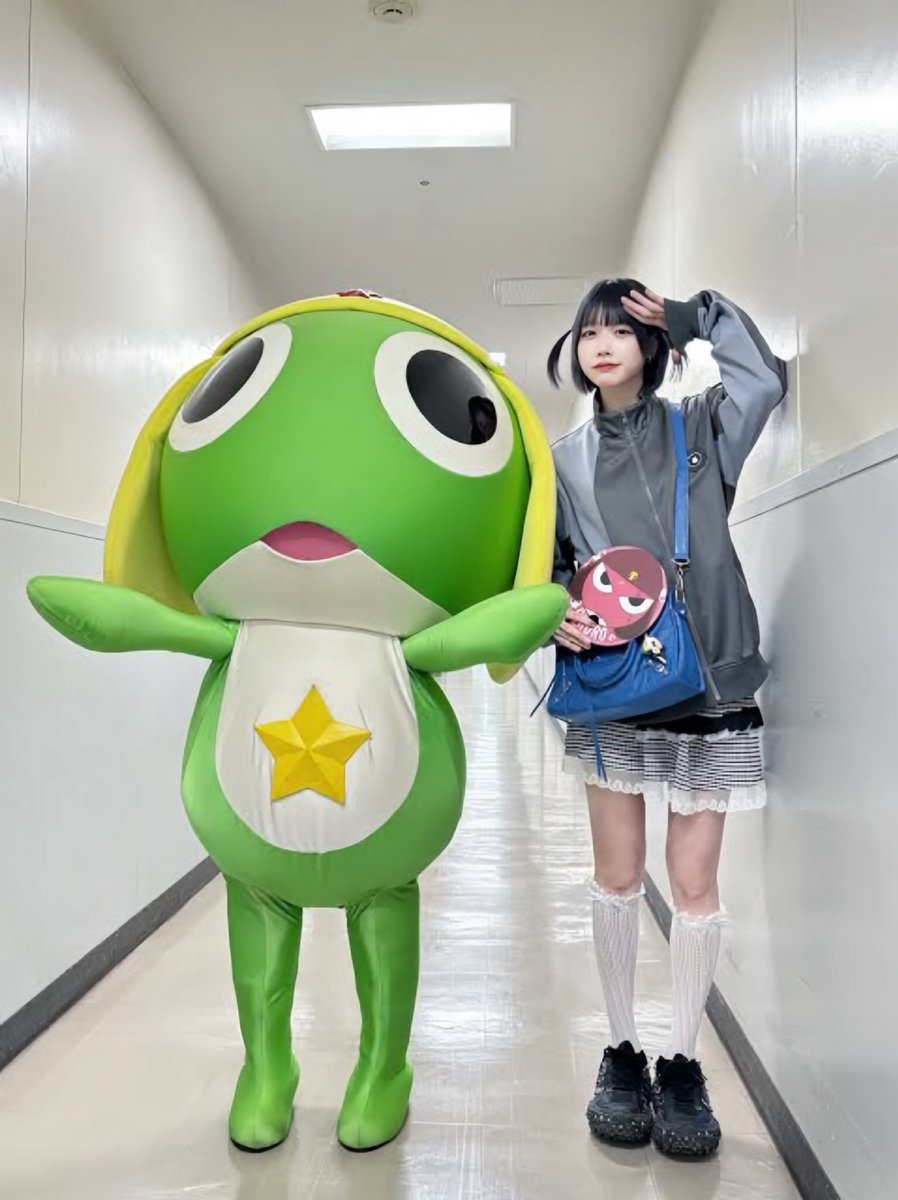 アノノ宣伝隊長就任は必然です🐸🌎💫 #ano #あのちゃん #ケロロ軍曹