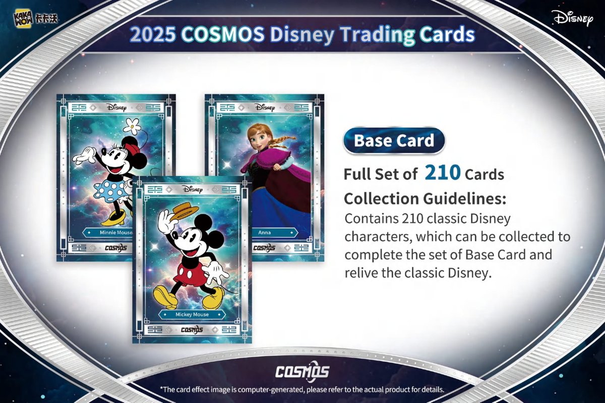 製品情報】 2025年7月下旬 発売予定 ▽2025 KAKAWOW Disney COSMOS