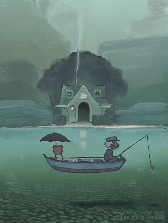 Olibheare's tweet image. Artfight revenge of a haunted Animal Crossing Mayor for sodaworks
#artfight2025 #animalcrossing #acnh