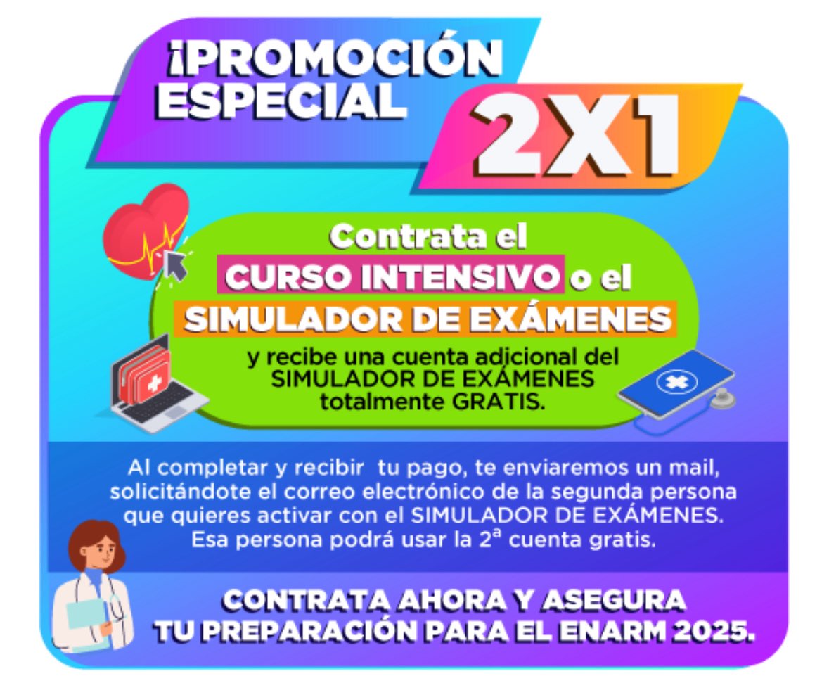 proedumed_ENARM's tweet photo. Estamos a muy poco tiempo del ENARM, es momento de aprovechar esta oportunidad. Cierra tu preparación practicando con exámenes 100% tipo ENARM. https://t.co/0VYn3yScxs #ENARM #CURSOENARM #ENARM2025 #ENARM_INTENSIVO https://t.co/wEaRt1LY2b