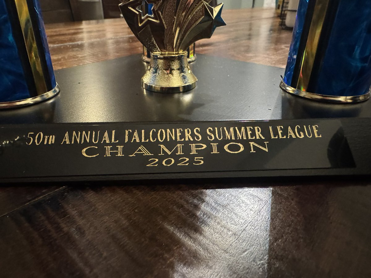 Honored to win the 50th annual Falconers High School SummerLeague Championship!  Let’s Go! WeRSR!🏀