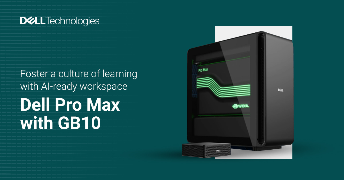 Massive Performance for Heavy-Duty Workloads. Meet the #DellProMax with GB10, AI-ready, rock-solid, and built to perform under pressure.
Learn more: del.ly/60134itdH
#DellAIPCs #DellAIMadeEasy
 @NVIDIA