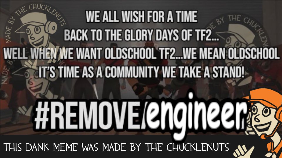 Chucklenutters's tweet image. It's that time of year again...it's Remove Engineer July!!