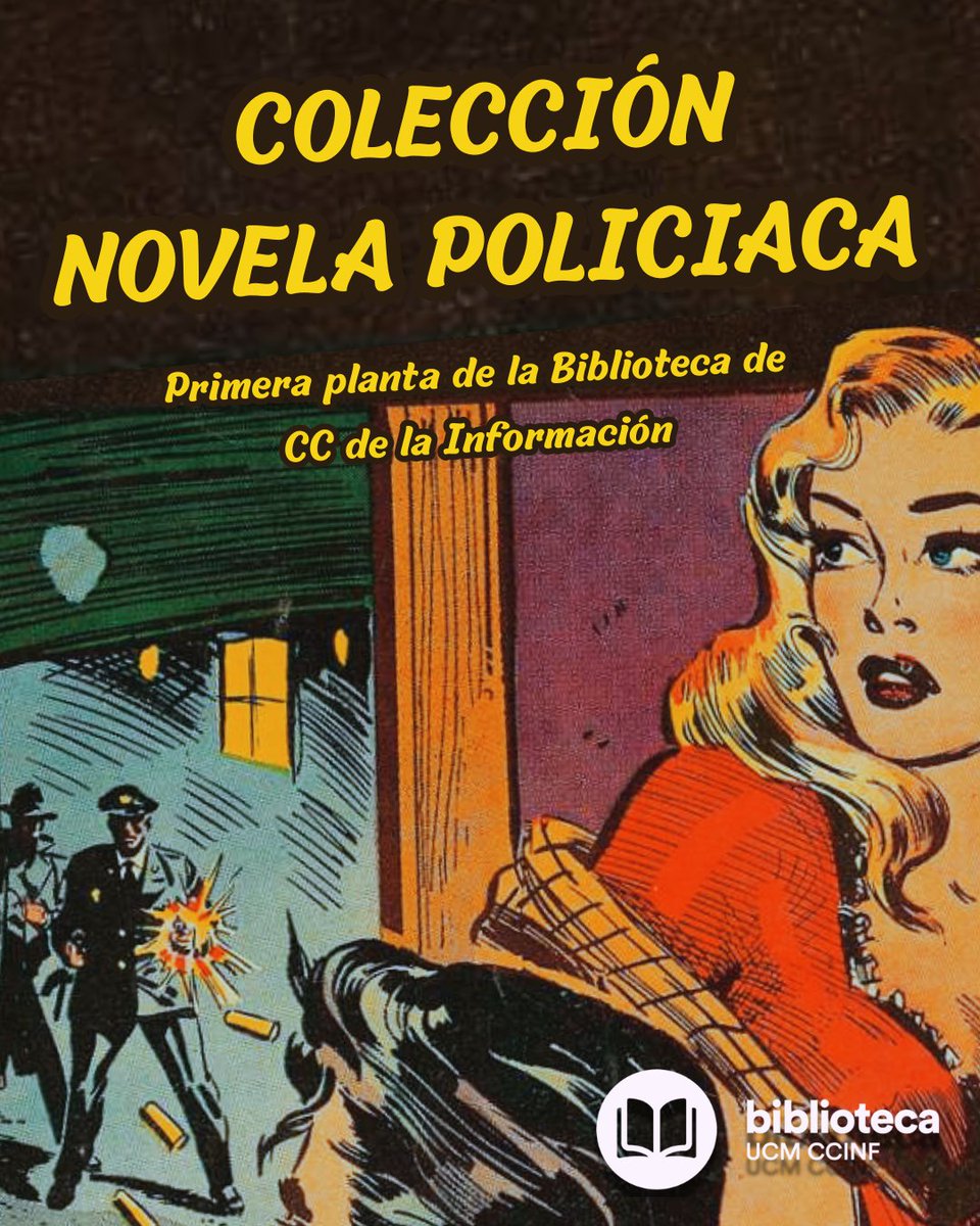 BIBLIOTECACCINF's tweet image. 🔎¿Qué hay mejor para el verano que una buena novela de crimen, misterio y un montón de pistas falsas?
Ven a descubrirlas (sin que te pillen 🤫)
#novelanegra #novelanegraespañola #novelapoliciacaespañola #ucm @ucmccinf @BComplutense