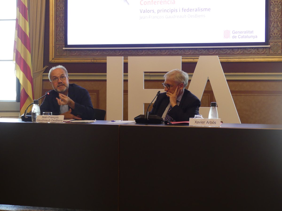 🧩 Quins valors i principis sustenta el federalisme en societats diverses?
Consulta el resum de la conferència de Gaudreault-DesBiens al blog 👇
▶️ Mira-la completa a YouTube: tuit.cat/hgkwS
#Federalisme #Autogovern #Diversitat