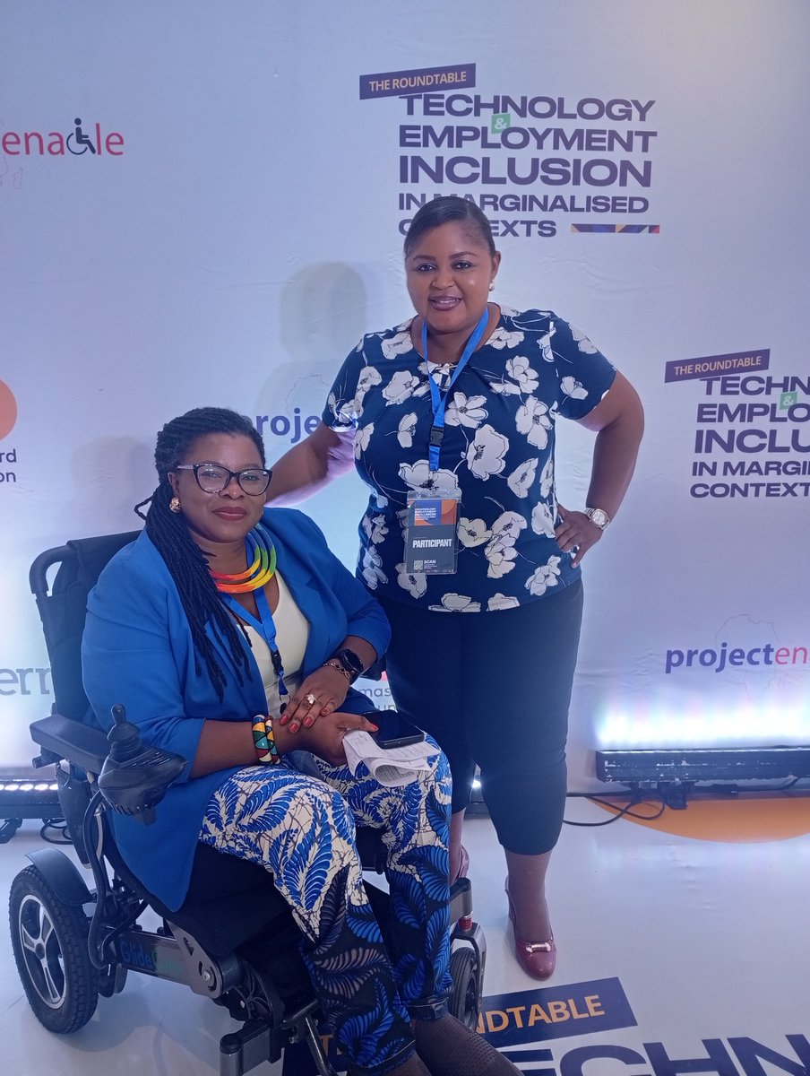 At the Jobberman event on Technology, employment and  inclusion of marginalized people.