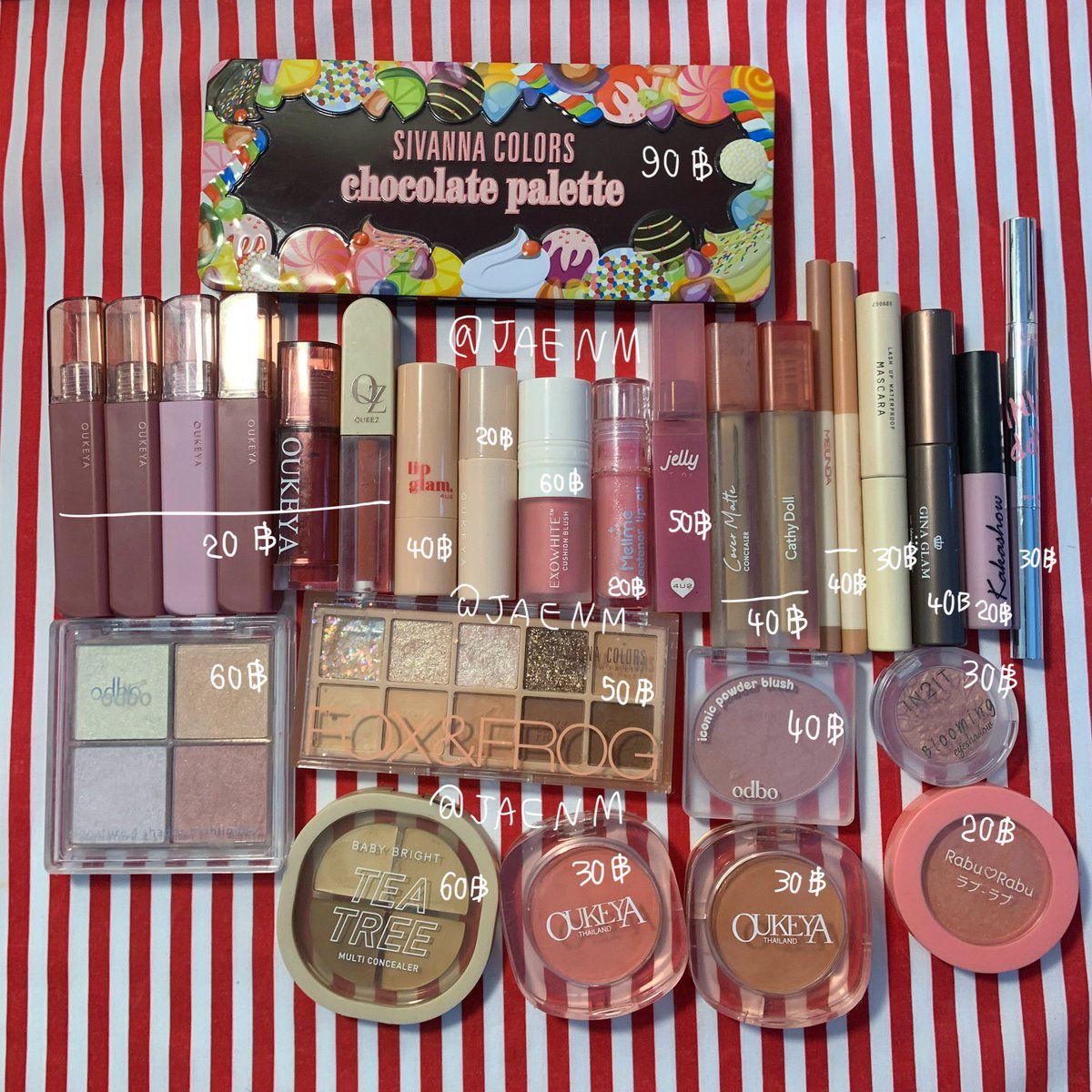 ของเเท้ทุกชิ้นนะคะ🩷 เกือบทั้งหมดซื้อมาจาก eveandboy ขอดูเพิ่มเติมทัก dm ได้คับ 
⭐️ค่าส่ง45฿

#ส่งต่อคสอ #ส่งต่อเครื่องสำอาง #ส่งต่อคสอมือสอง #ส่งต่อเครื่องสําอางมือสอง #ส่งต่อเสื้อผ้า #ส่งต่อเสื้อผ้ามือสอง #ส่งต่อสกินแคร์ #ส่งต่อสกินแคร์มือสอง