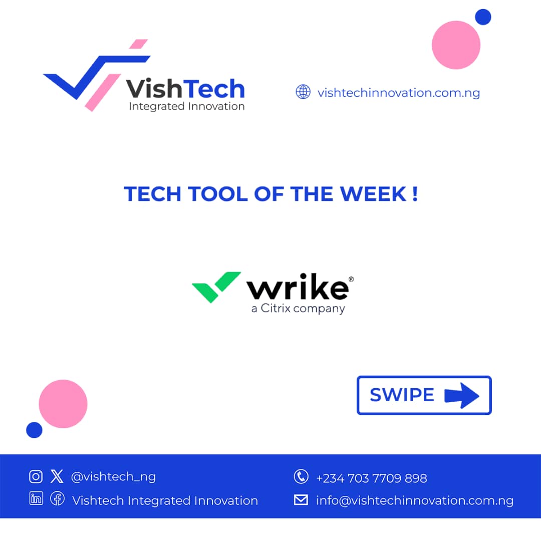 vishtech_ng's tweet photo. Wrike keeps you and your workspace on track. ✅
#Wrike #ProjectManagement #Worksmater #BuildProductivity #TechTools #Growth https://t.co/SU5glotLMD