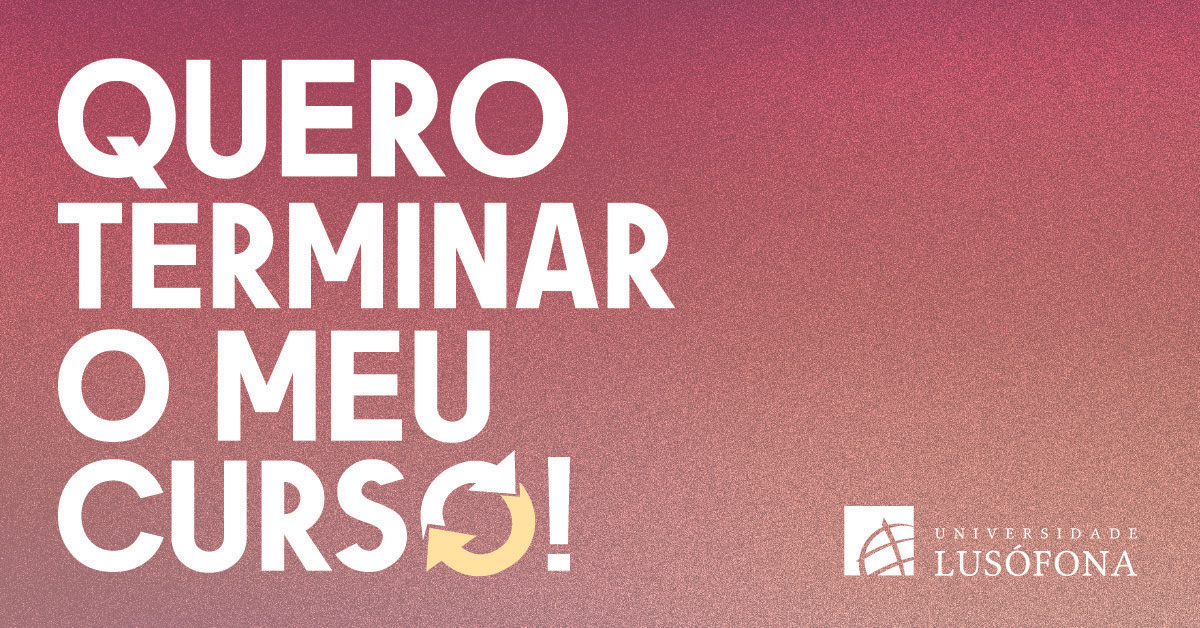 Frequentou a ULusófona e não concluiu o curso? Tem agora uma nova oportunidade para o terminar com benefícios exclusivos. A campanha decorre até 31 de julho de 2025.

Regularize o seu processo e peça o reingresso já! tinyurl.com/5ak935sc
