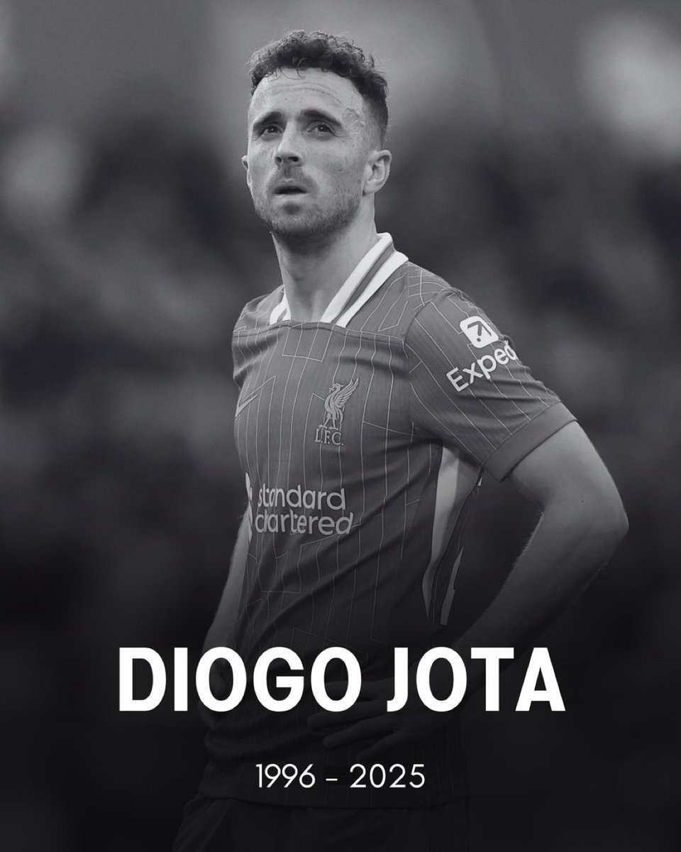 SpheraSports's tweet photo. Consternados con la triste noticia del fallecimiento del portugués Diogo Jota. Ha tenido un accidente en Zamora que le ha costado la vida. Descanse en paz. 🕊️ https://t.co/yJq3VcxwKJ