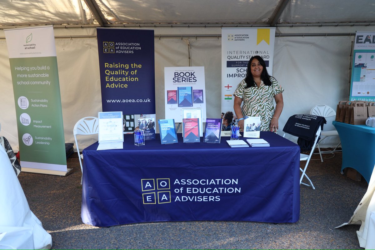 Association of Education Advisers (@educateadvise) on Twitter photo We’re at <a href="/EducationFest/">Festival of Education 🇬🇧</a> for the next two days at <a href="/WellingtonUK/">Wellington College</a>!
Come and say hello 👋
Find out more about the AoEA and how we support education leaders across the UK and beyond!
#AoEA #FestivalOfEducation #SchoolImprovement #Leadership #EducationAdvisers We’re at <a href="/EducationFest/">Festival of Education 🇬🇧</a> for the next two days at <a href="/WellingtonUK/">Wellington College</a>!
Come and say hello 👋
Find out more about the AoEA and how we support education leaders across the UK and beyond!
#AoEA #FestivalOfEducation #SchoolImprovement #Leadership #EducationAdvisers